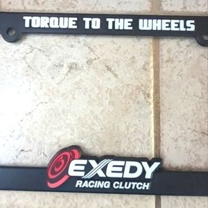 Licence plate bracket Exedy racing clutch